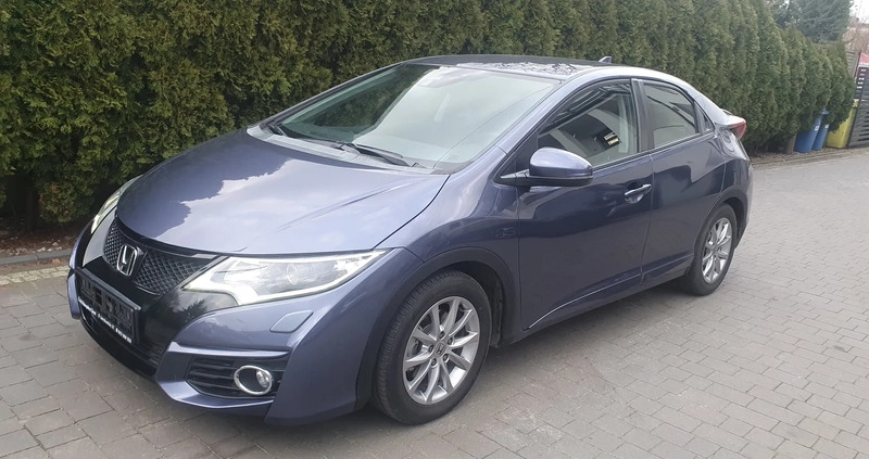 Honda Civic cena 39900 przebieg: 130000, rok produkcji 2015 z Rybnik małe 529
